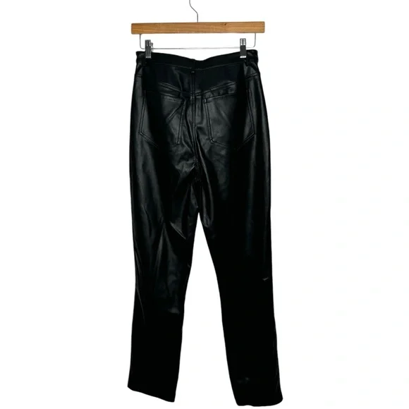 NBD | Darby Pant in Black Faux Leather Small - Picture 4 of 7